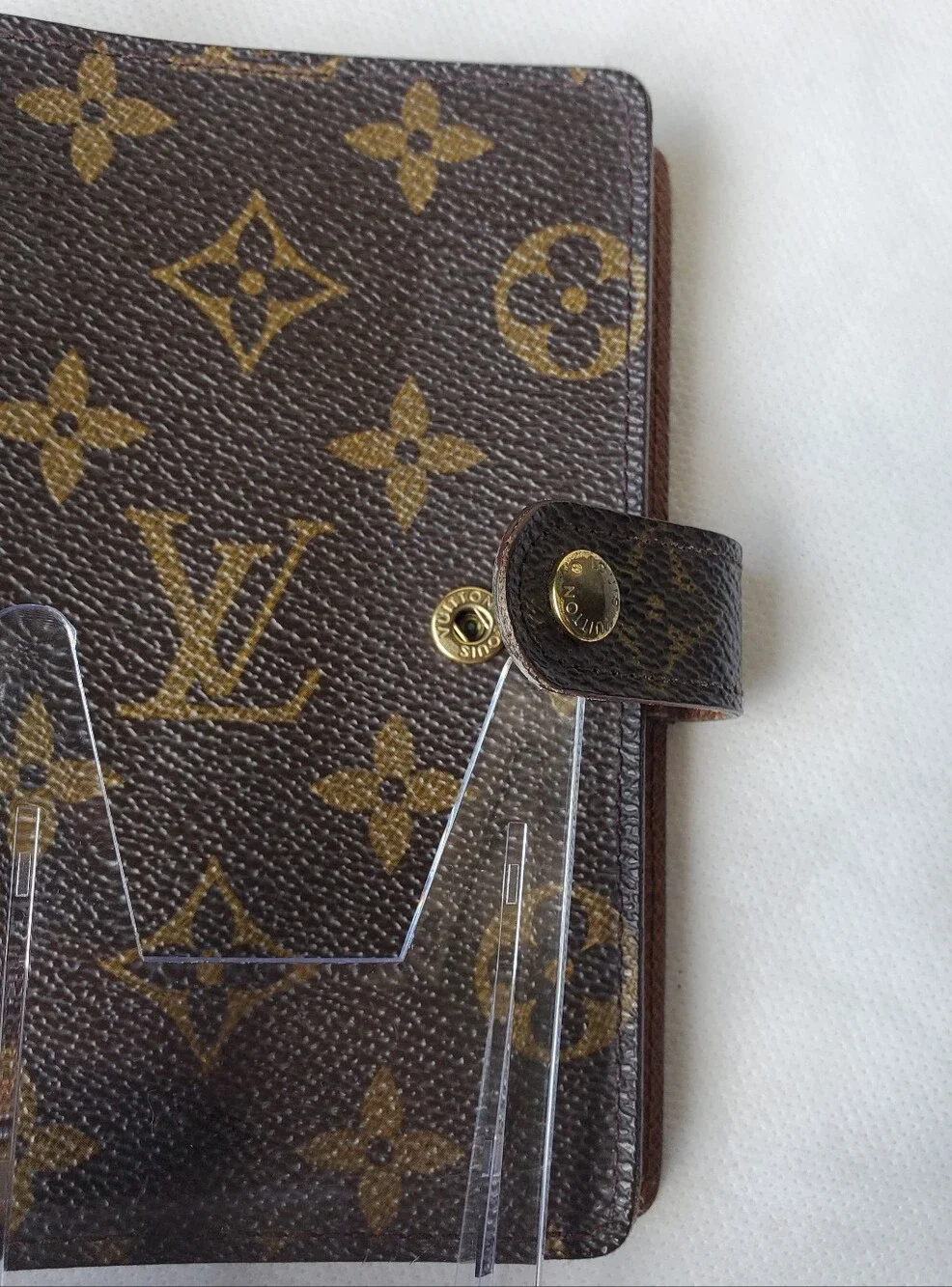 Louis Vuitton Brown Monogram Canvas Agenda Cover - Picture 3 of 16